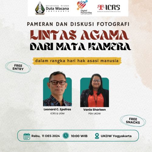 Pameran dan Disksusi Fotografi: Lintas Agama dari Mata Kamera
