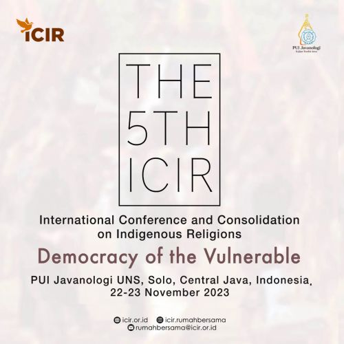 The 5th International Conference and Consolidation on Indigenous Religions “Democracy of the Vulnerable”