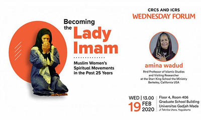 Becoming the Lady Imam: Muslim Women's Spiritual Movements in the Past 25 Years